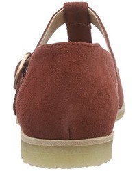 rote Sandalen von Clarks Originals