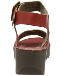 rote Sandalen von Fly London