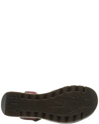 rote Sandalen von Fly London