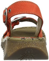 rote Sandalen von Fly London