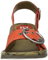 rote Sandalen von Fly London