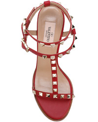rote Sandalen von Valentino