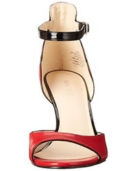 rote Sandalen von Nine West