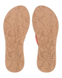 rote Sandalen von Roxy