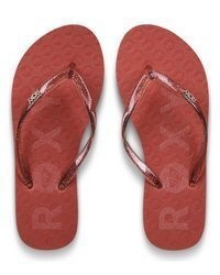 rote Sandalen von Roxy