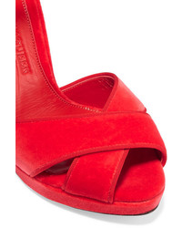 rote Sandalen von Alexander McQueen