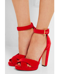 rote Sandalen von Alexander McQueen