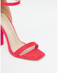 rote Sandaletten von Asos