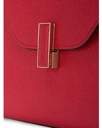 rote Satchel-Tasche aus Leder von Valextra