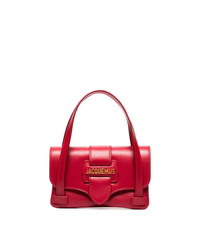 rote Satchel-Tasche aus Leder von Jacquemus