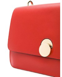 rote Satchel-Tasche aus Leder von Tila March