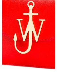 rote Satchel-Tasche aus Leder von JW Anderson