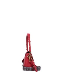 rote Satchel-Tasche aus Leder von Marc O'Polo