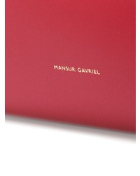 rote Satchel-Tasche aus Leder von Mansur Gavriel