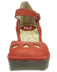 rote Schuhe von Fly London