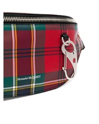 rote Segeltuch Bauchtasche von Alexander McQueen