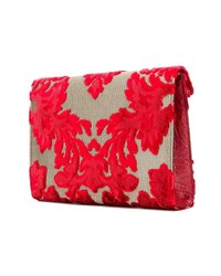 rote Segeltuch Clutch von Dolce & Gabbana