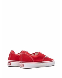 rote Segeltuch niedrige Sneakers von Vans