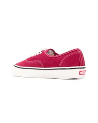 rote Segeltuch niedrige Sneakers von Vans