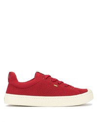 rote Segeltuch niedrige Sneakers von Cariuma