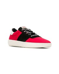 rote Segeltuch niedrige Sneakers von Represent