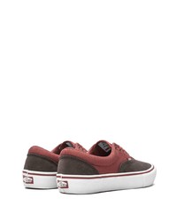 rote Segeltuch niedrige Sneakers von Vans