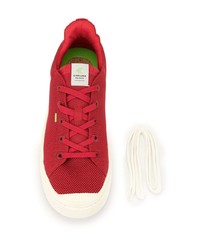 rote Segeltuch niedrige Sneakers von Cariuma