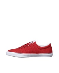 rote Segeltuch niedrige Sneakers von K-Swiss