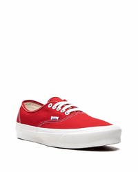 rote Segeltuch niedrige Sneakers von Vans