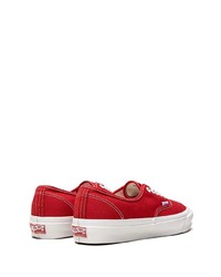 rote Segeltuch niedrige Sneakers von Vans