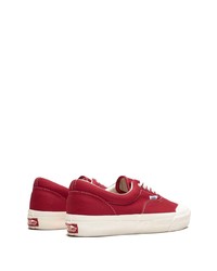 rote Segeltuch niedrige Sneakers von Vans