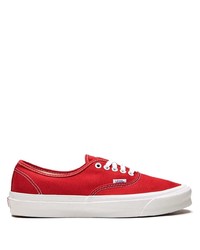 rote Segeltuch niedrige Sneakers von Vans