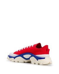 rote Segeltuch niedrige Sneakers von adidas