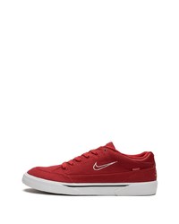rote Segeltuch niedrige Sneakers von Nike