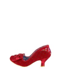 rote Segeltuch Pumps von Irregular Choice