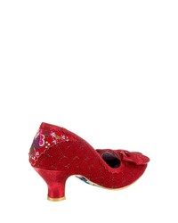 rote Segeltuch Pumps von Irregular Choice