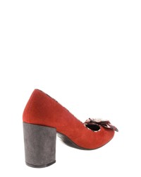 rote Segeltuch Pumps von Ruby Shoo