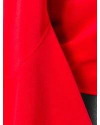 rote Seide Langarmbluse von Givenchy