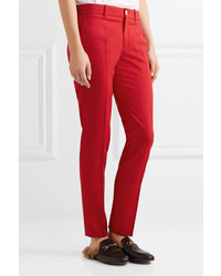 rote Seidehose von Gucci