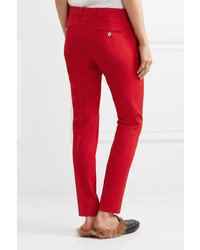 rote Seidehose von Gucci