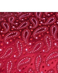 rote Seidekrawatte mit Paisley-Muster von Charvet