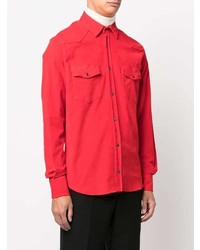 rote Shirtjacke von PT TORINO