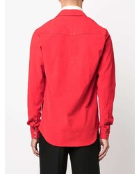rote Shirtjacke von PT TORINO