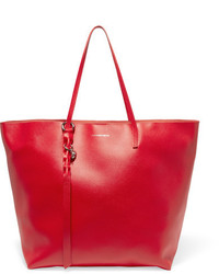 rote Shopper Tasche aus Leder mit Reliefmuster von Alexander McQueen