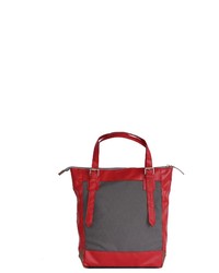 rote Shopper Tasche aus Leder von 7clouds