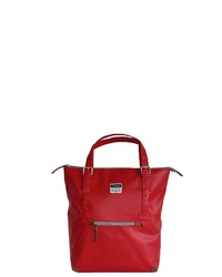 rote Shopper Tasche aus Leder von 7clouds