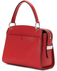 rote Shopper Tasche aus Leder von Bally