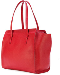 rote Shopper Tasche aus Leder von Salvatore Ferragamo