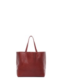 rote Shopper Tasche aus Leder von BACCINI