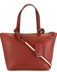 rote Shopper Tasche aus Leder von Bally